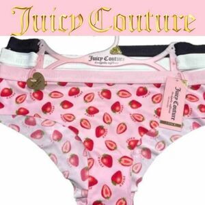 Juicy Couture Juicy Strawberry 3-PK No Panty Lines Hiphuggers